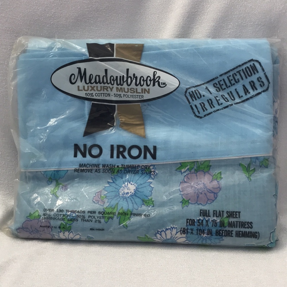 Vintage Meadowbrook Luxury Muslin Sheet